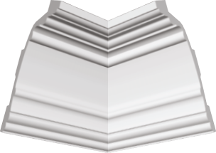 Polystyrene ceiling cornice Glanzepol GP-87