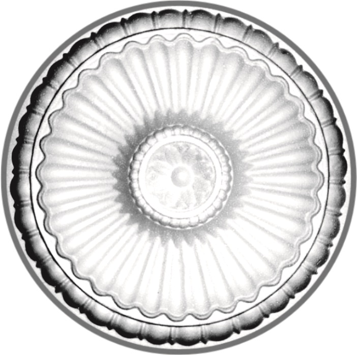 Потолочная розетка R-6 ø 275 mm