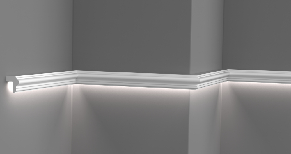 Настенный молдинг XPS HD полимер GPD-121 LED