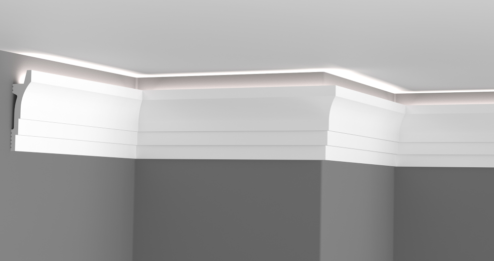 Потолочный карниз XPS HD полимер GPD-18 LED