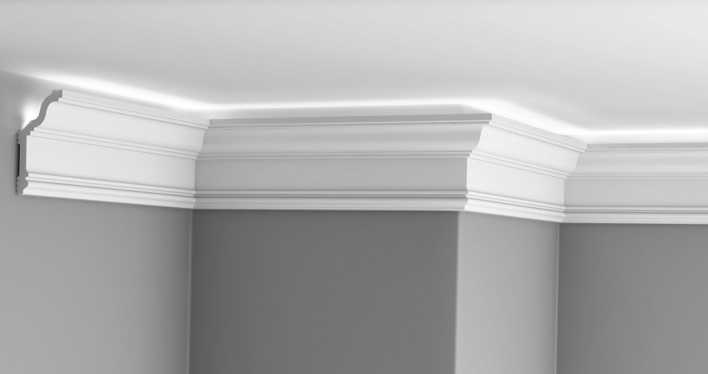Потолочный карниз XPS HD полимер GPD-50 LED