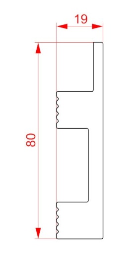 Напольный плинтус XPS HD полимер GPD-1 LED