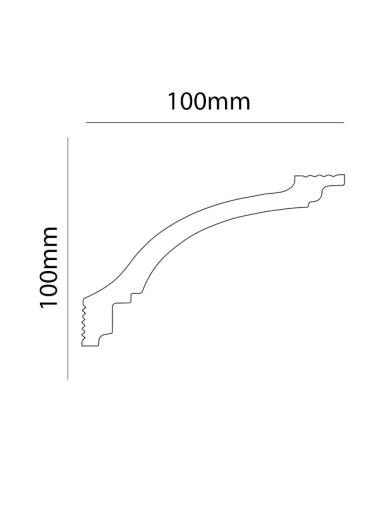 Экструзионный плинтус GPХ-13