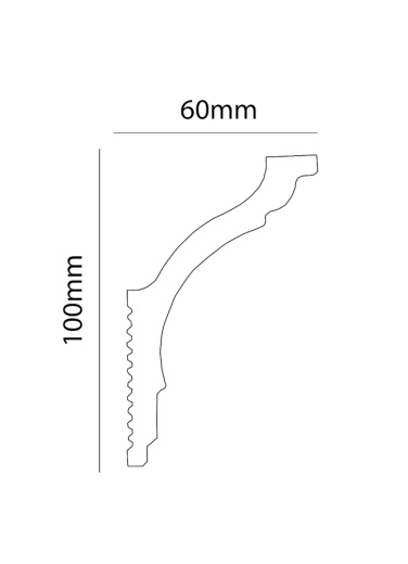 Экструзионный плинтус GPХ-18