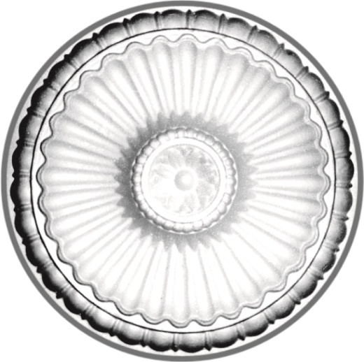 Потолочная розетка R-6 ø 275 mm