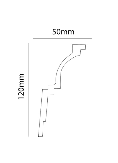 Экструзионный плинтус GPХ-20