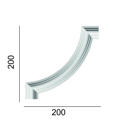 Угол внутренний GPD-21 200*200мм