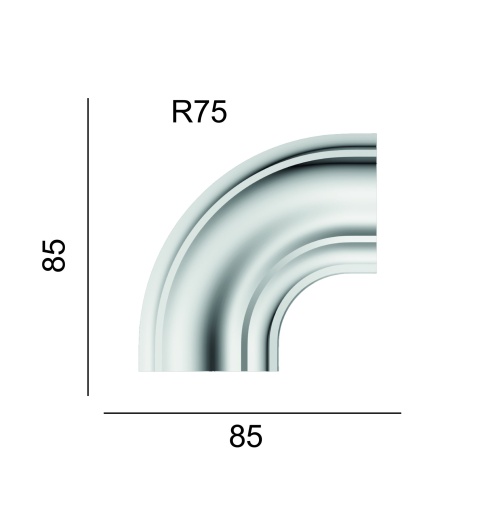 Угол внешний GPD-23 85*85мм