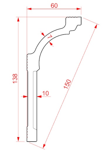 Инжекционный плинтус GP-146