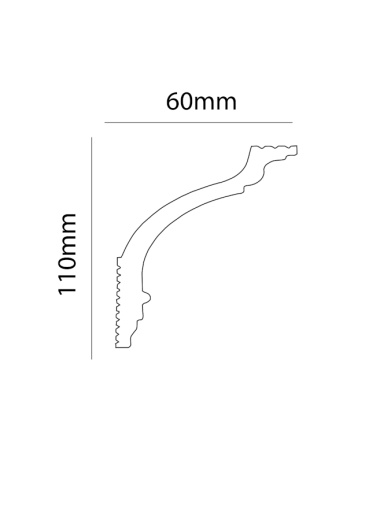 Экструзионный плинтус GPХ-21