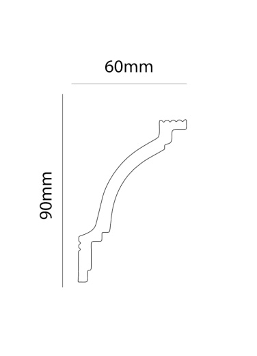 Экструзионный плинтус GPХ-24