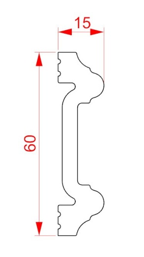 Настенный молдинг XPS HD полимер GPD-22