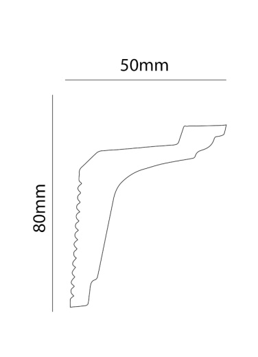 Экструзионный плинтус GPХ-4