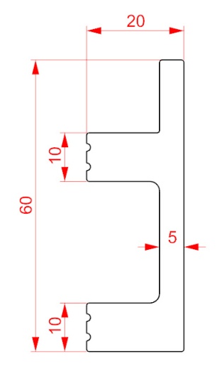 Напольный плинтус XPS HD полимер GPD-19 LED