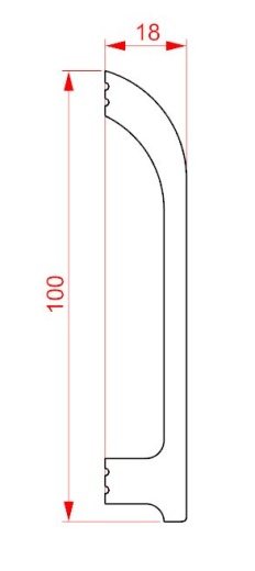 Напольный плинтус XPS HD полимер GPD-6