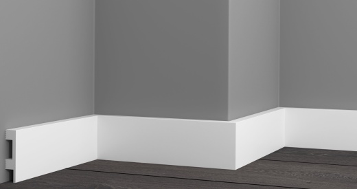 Напольный плинтус XPS HD полимер GPD-1 LED