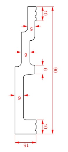 Напольный плинтус XPS HD полимер GPD-83