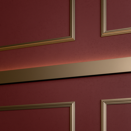 Напольный плинтус XPS HD полимер GPD-1 LED