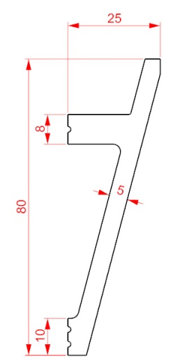Потолочный карниз XPS HD полимер GPD-204 LED