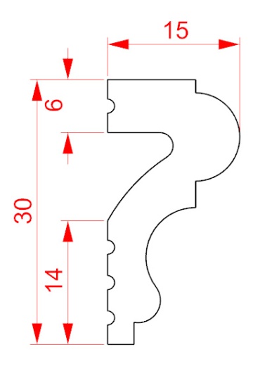 Настенный молдинг XPS HD полимер GPD-26