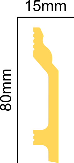 Напольный плинтус XPS HD полимер GPD-8